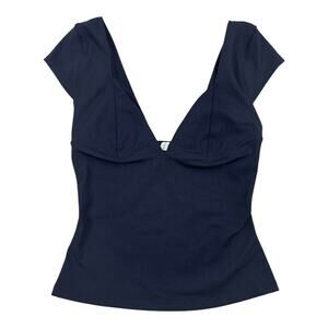 Free People Women's Duo Corset Cami, Color Black, Size S